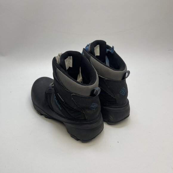 Columbia Rope Tow Boots Unisex Waterproof Youth Size 4 Snow Boots Blue Winter - Picture 2 of 15